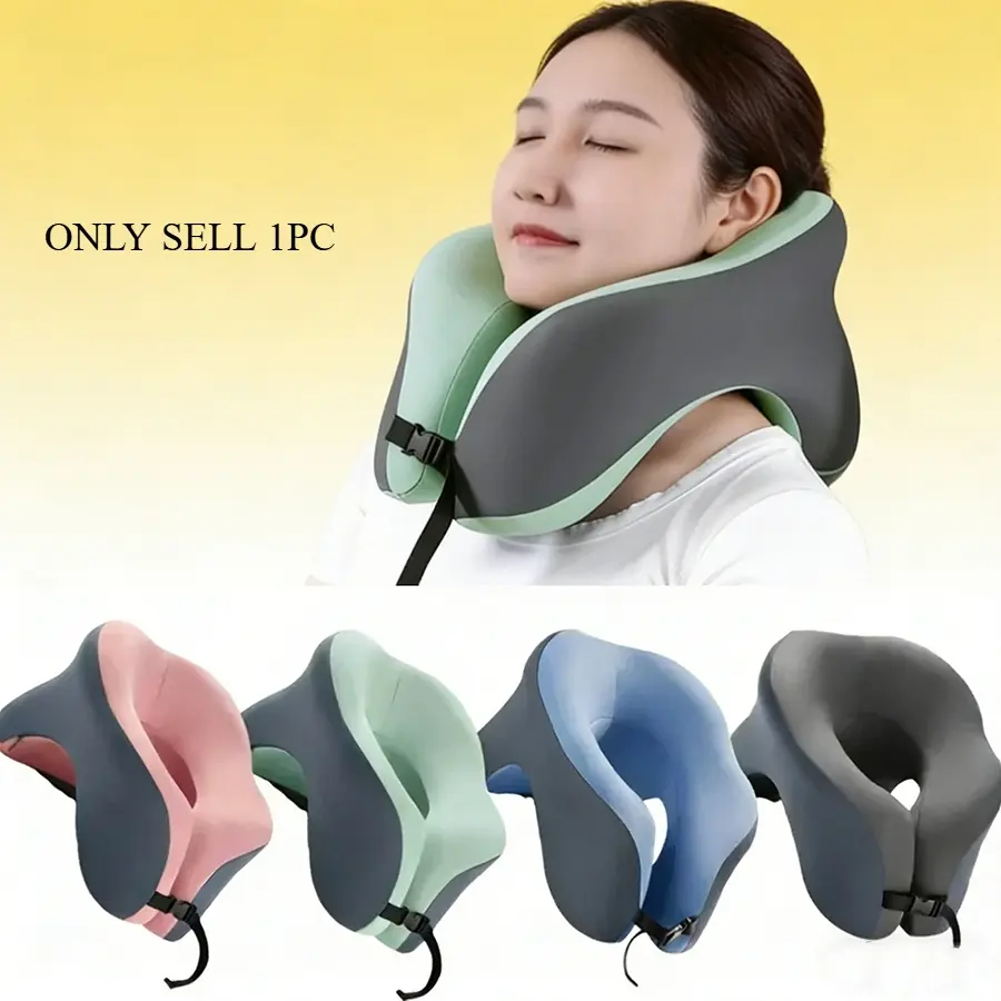 1pc Multi-purpose U-shaped Pillow, Neck Support Pillow for Napping, Ideal for Airplane Travel