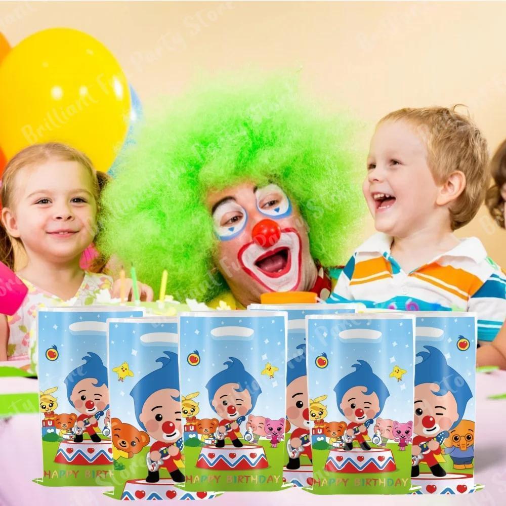 Plim Joker Birthday party clown balloon banner, baby shower, children's favorite party supplies
