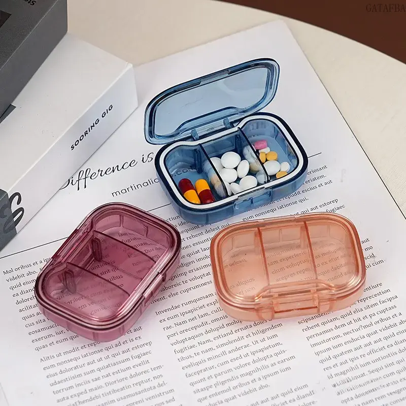 Portable 7 Day 3 Times Daily Pill Case Lightweight Compact Travel Medicine Storage Box For Sports Outdoor Daily Leisure Use