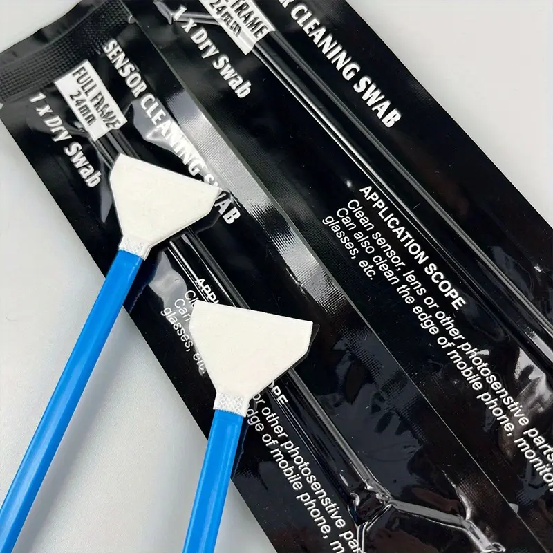 10 Pack Cleaning Slr Camera Sensor Wiping Stick Camera Cleaner Cmos Lens Phone Screen Cleaning Stick Dust Free Production Vacuum Packing