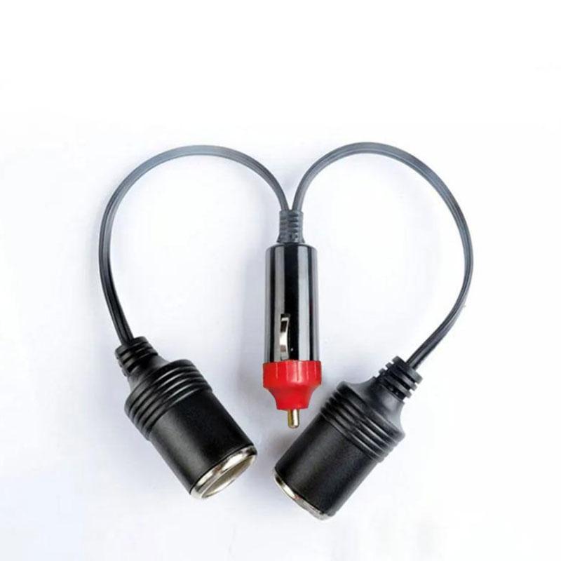 Car Cigarette Lighter Splitter, Car Dual Port Cigarette Lighter Splitter, 10A Female Socket Plug Power Adapter Connector, Car Accessories