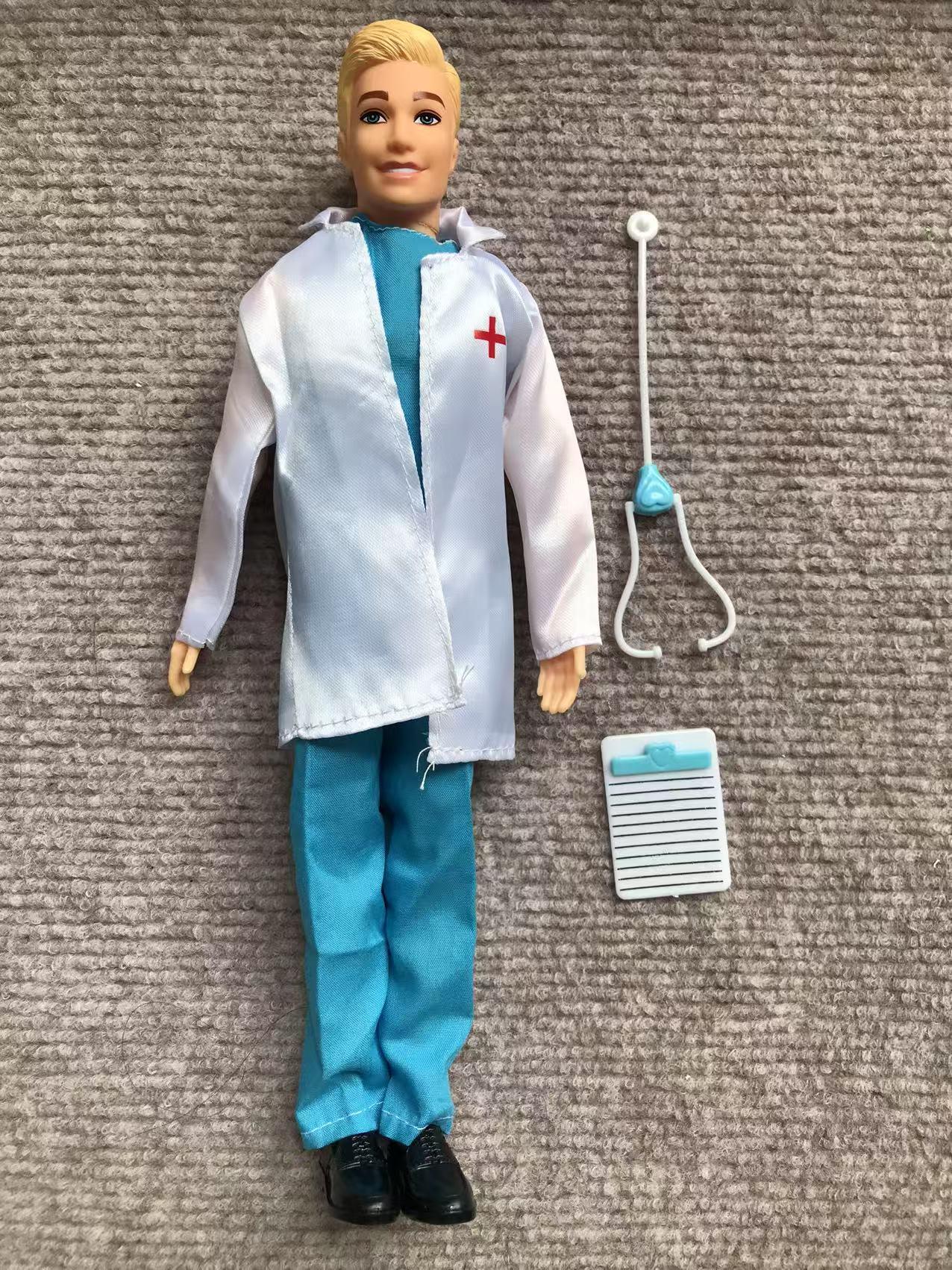 1/6 Male Doll With Clothing Set Homesome Soldier Men Doll  Handmade Clothes Outfit For 29CM Ken Prince Doll