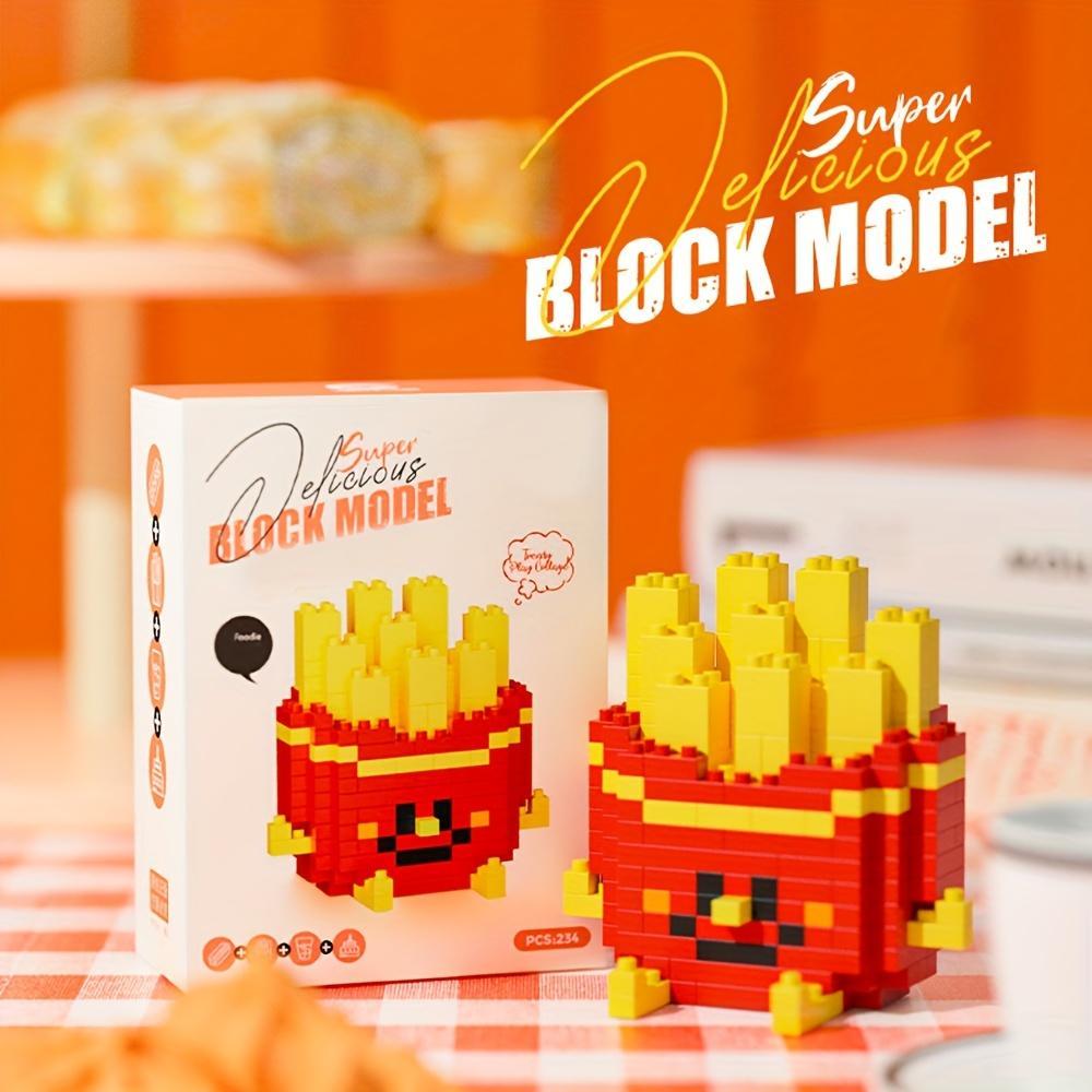 Food Design Assembly Building Blocks Toy, 1 Box Creative Building Blocks Toy, Educational Blocks Building Toy for Teenagers and Adults #GLOBAL PICKS