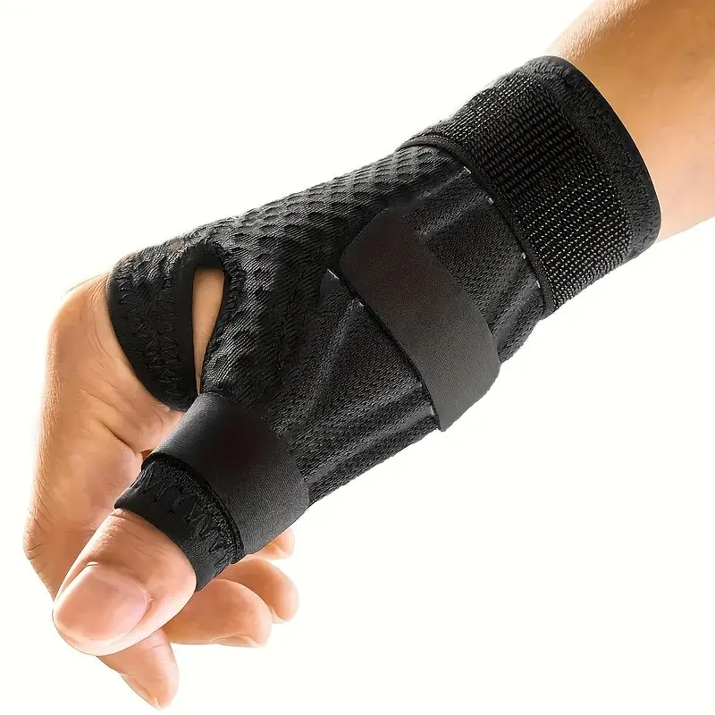 YYW1 Thumb Support Wrist Brace Working Out, Breathable Adjustable Protector, Ideal Fitness, Gaming, Daily Use, Unisex Design, Comfortable and Durable