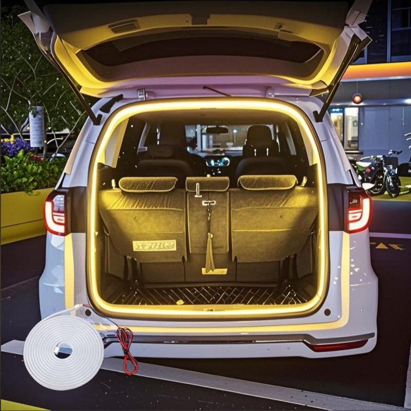 Car Trunk LED Ambient Light, Multifunctional Automatic Sensor Trunk Decorative Light, Universal Car LED Light Bar for Car Decoration, Car Interior Lighting