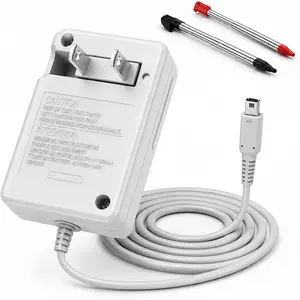 3DS Charger, AC Power Adapter Compatible with  3DS XL, 2DS,  2DS XL and DSi Consoles, 100-240V Wall Plug with 3.9FT
