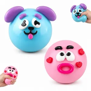 Smushers Squishy - Curiosities Smushers Dog Face Swap Squishy Soft Moldable Cute Slow Rise Relaxing Squishies Fidgets Sensory Fidget Relief Anxiety Stress Fun with Interchangeable Faces for Tactile Play Fun