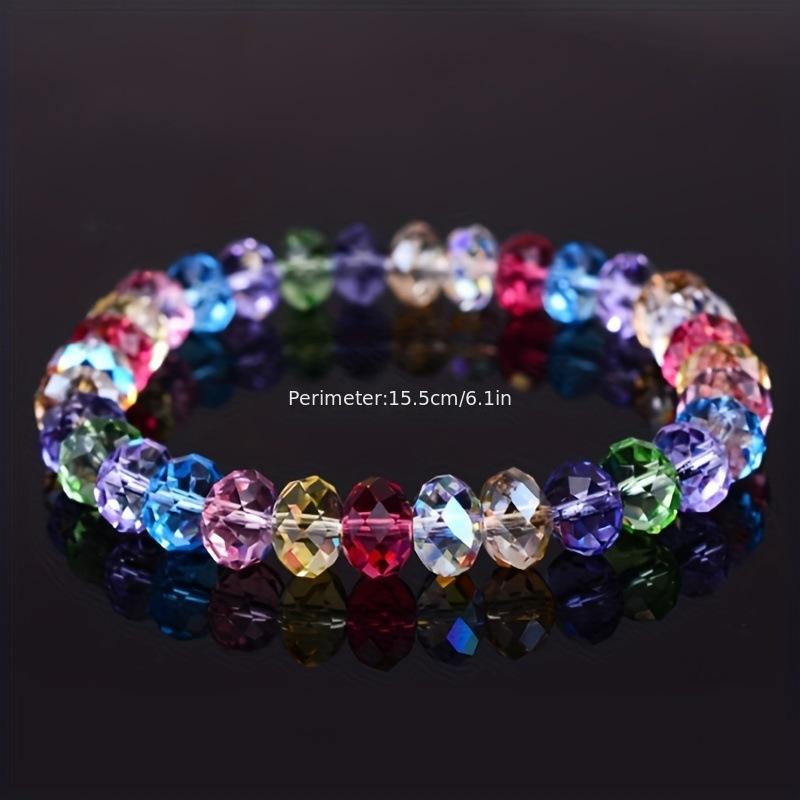 The best-selling female student square imitation crystal chain bracelet is exquisite, luxurious and fashionable