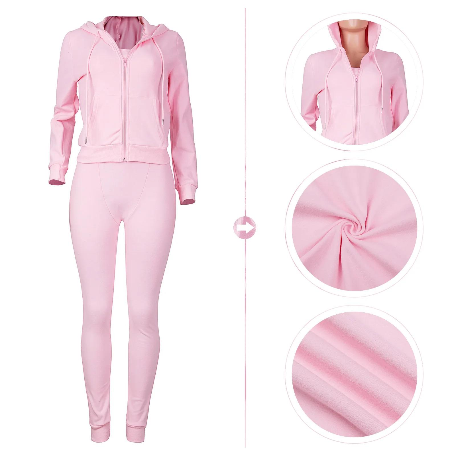 Women Thick Fleece 3 Piece Sweatpants & Vest & Hoodies Jackets Fall Winter Jogger Luxury Outfit Sweatsuit Tracksuits Set Athletic Style Activewear High Waist Sports233 Women Thick Fleece 3 Piece Sweatpants & Vest & Hoodies Jackets Fall Winter Jogger Luxury Outfit Sweatsuit Tracksuits Set Athletic Style Activewear High Waist Sports233
