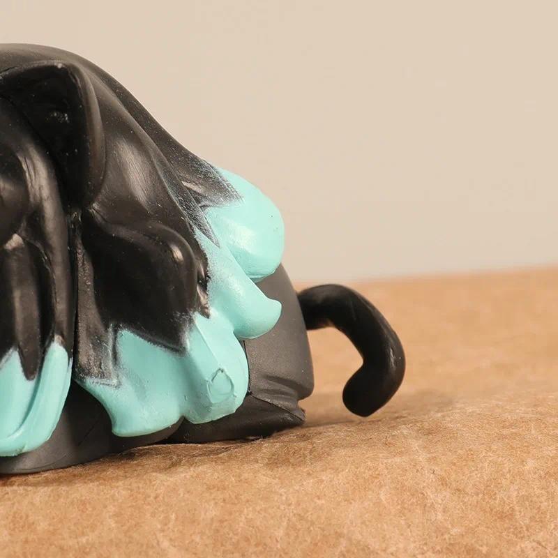 Demon Slayer: Cat Ears Figure Pose Model Table Decoration Cute Q Version Furniture Decoration Collectible Gift