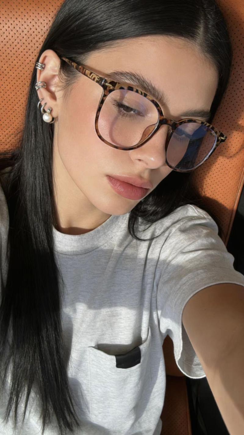 Trendy Leopard Pattern Frame Blue Light Blocking Glasses for Women & Men, Fashion Eyeglasses for Work, Study & Daily Outfit Decor