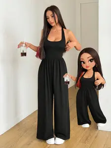 Women's Strapless Jumpsuit, Fashion Loose Casual Comfort, Soft Fabric, High Elasticity, Ootd, Street Style, Beach Party, Rural Vacation
