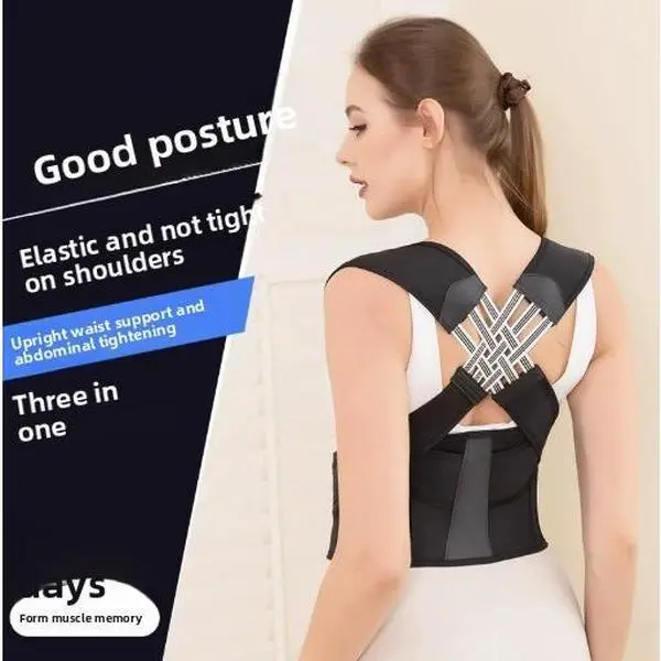 hunchback correction shoulder opening and closing correction, hunchback correction belt, lumbar orthosis, posture correction products Invisible Breathable Posture Correction Belt