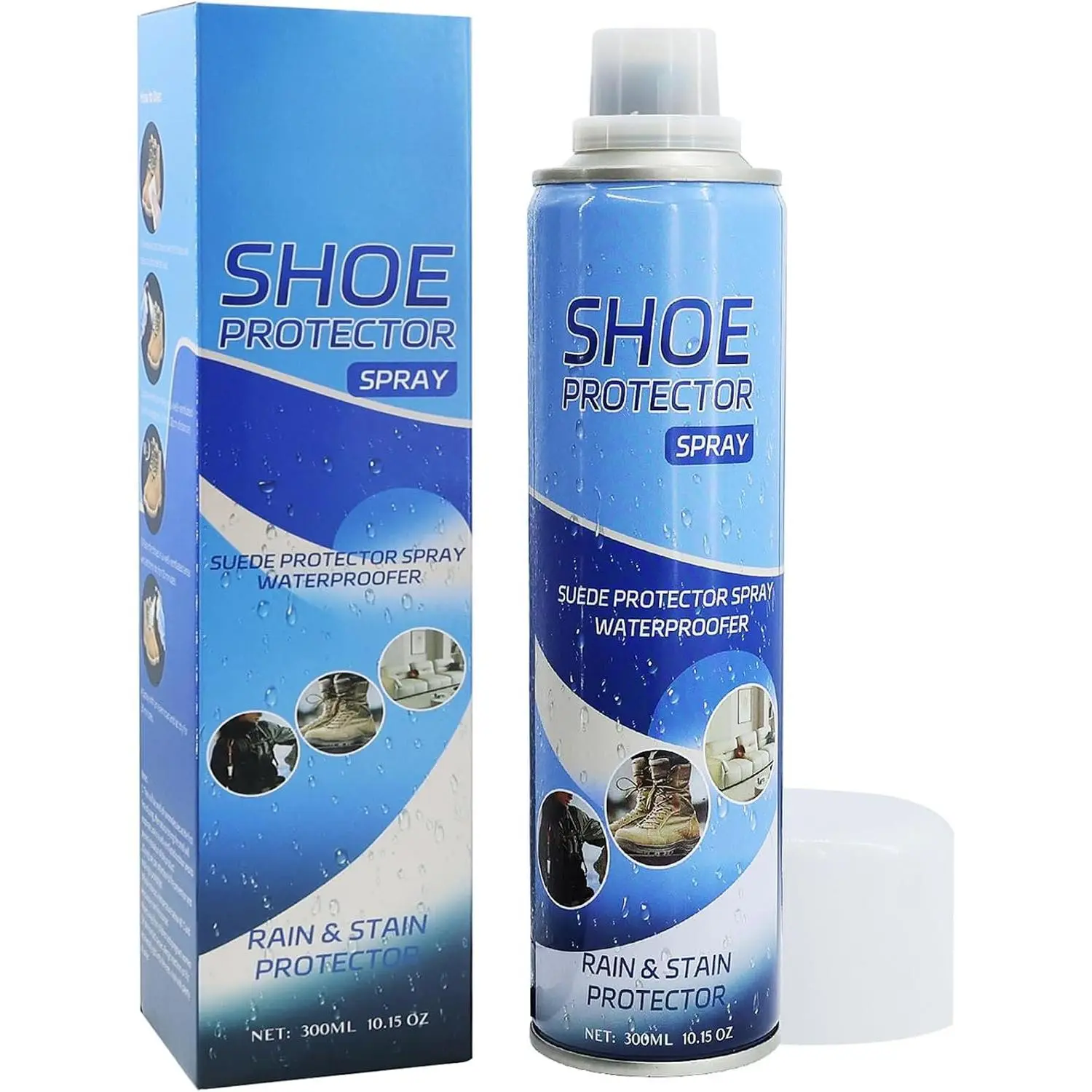 Shoe Protector  - Nano   for Shoes and Sneakers | Invisible Water Repellent & Stain Protectant for Leather, Nubuck, Canvas & Fabric, 10.15oz