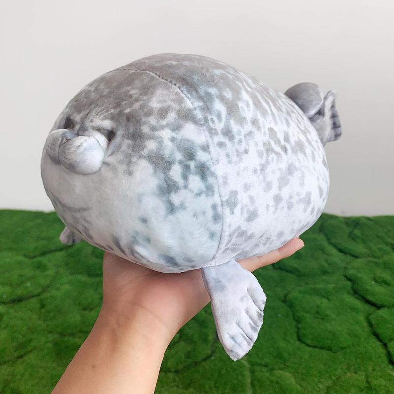Cute Plush Seal Pillow Toy, Realistic Sea Animal Stuffed Animal, Cuddly Stuffed Animal, Perfect Birthday Gift for Kids & Adults, Soft Huggable Design