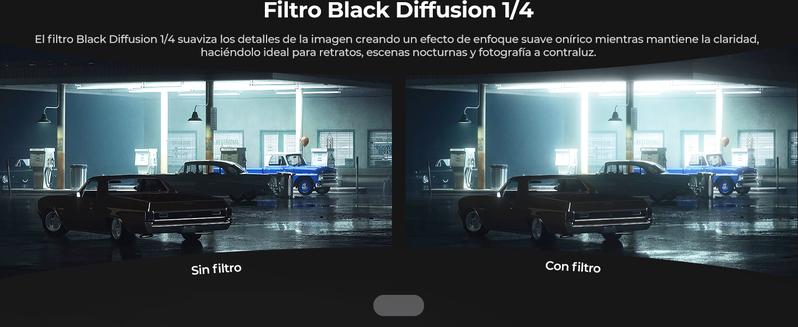 K&F CONCEPT Kit of 6 HD Filters Compatible with dji Osmo Action 6, CPL Filters ND8 ND16 ND32 ND64 Black Diffusion 1/4 Polarizer Light Reduction HD Optical Glass with Nano Multilayer Coating