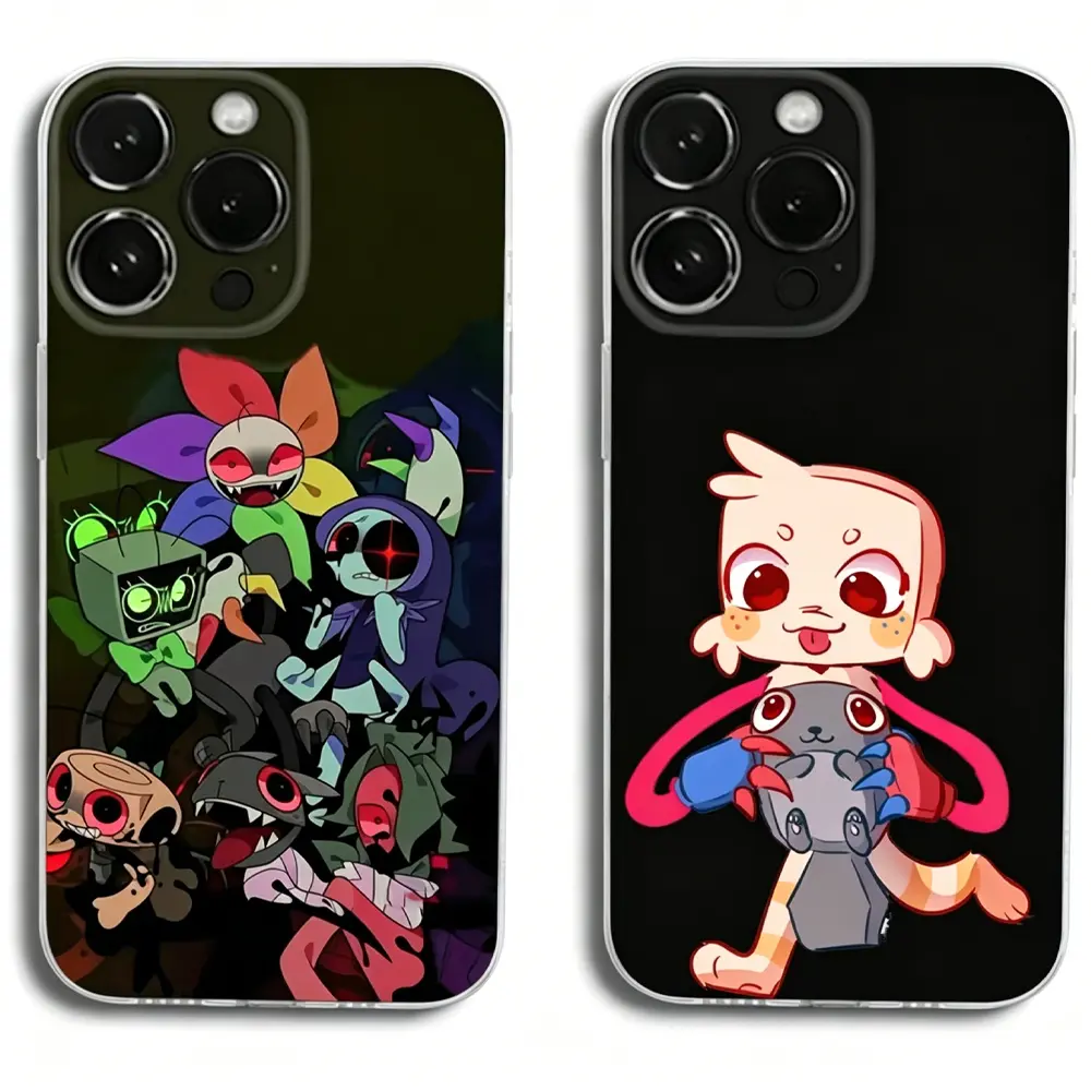 Goob D-Dandys World Custom Art Crash-Proof Durable TPU Transparent Soft Silicone Polycarbonate Case - Full Protection Accessory for iPhone 17 Pro Max/Air, 16 Pro, 15, 14 Plus, 13, 12, 11 & Samsung S26-S23 Plus Ultra Smartphones
