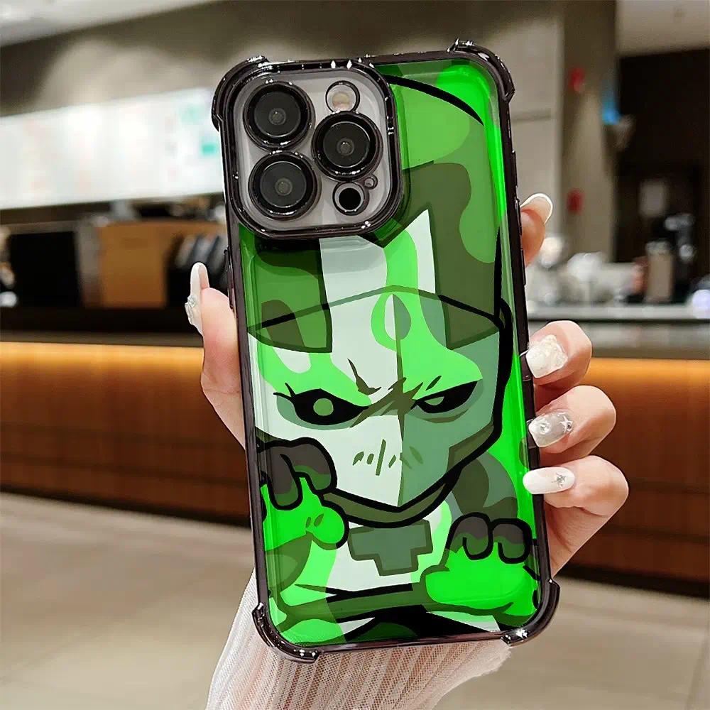 Game Castle C-Crasher Phone Cases For iPhone 17- 12 Promax Pro Air Plus