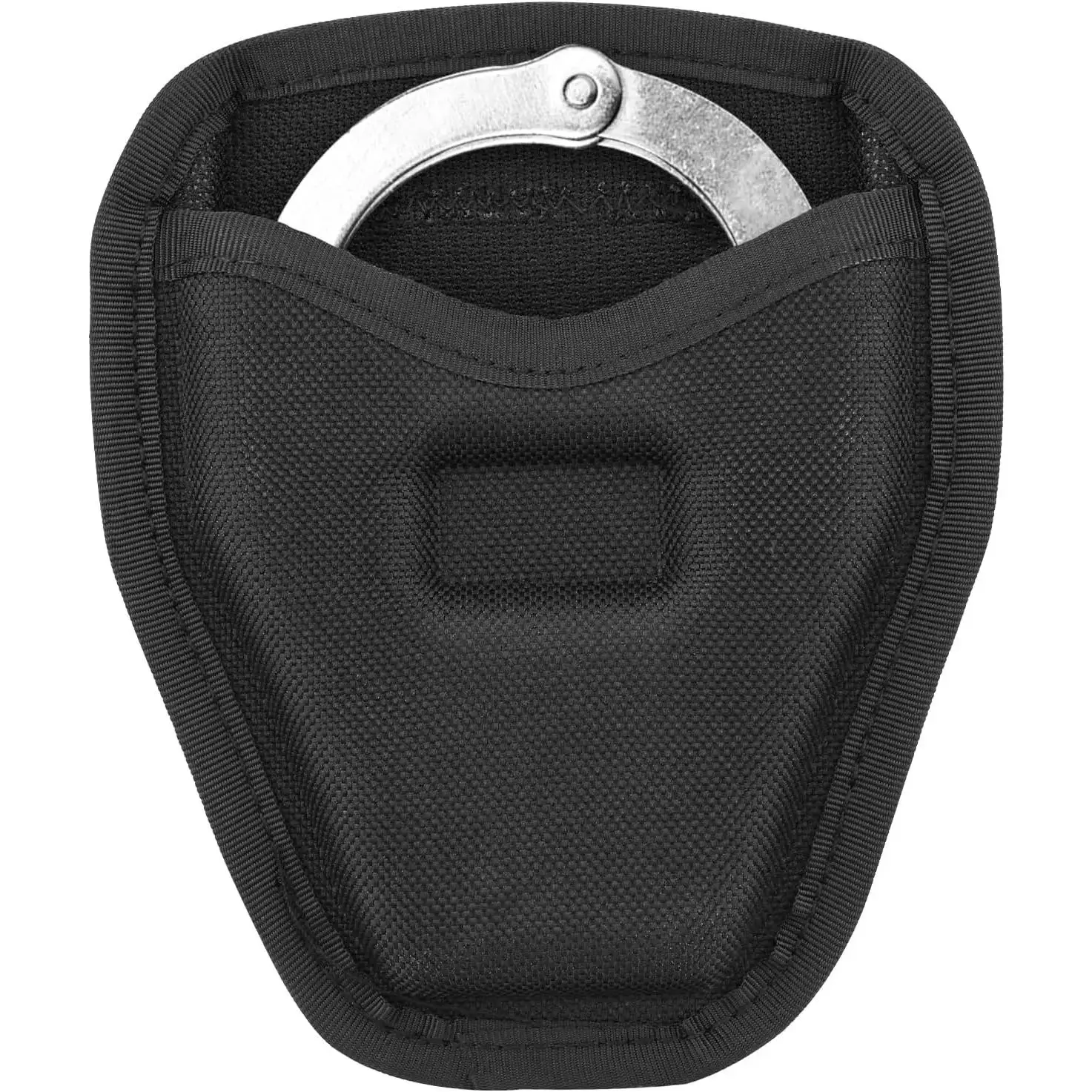 OUTDOOR Handcuff Case, Open Top Handcuff Pouch for Duty Belt, Nylon Cuff Holder Holster for Police Law Enforcement Accessories for Standard Chain or Hinge Handcuffs