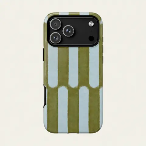 Blue-MagSafe Watercolor Striped Waterproof TPU Protective Cellphone Case Cover - iPhone 11-17 Pro Max, iPhone 18 Pro Max, Spring Edition, Shockproof, Scratch-Resistant, Anti-Fall Cushioned Soft Shell Casing Accessory