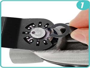 16 PCS Titanium Oscillating Saw Blades Metal Cutting, Multitool Blades for Soft Metal Nails Hard Material and Wood Plastic, Multi Tool Blades Kits Fit