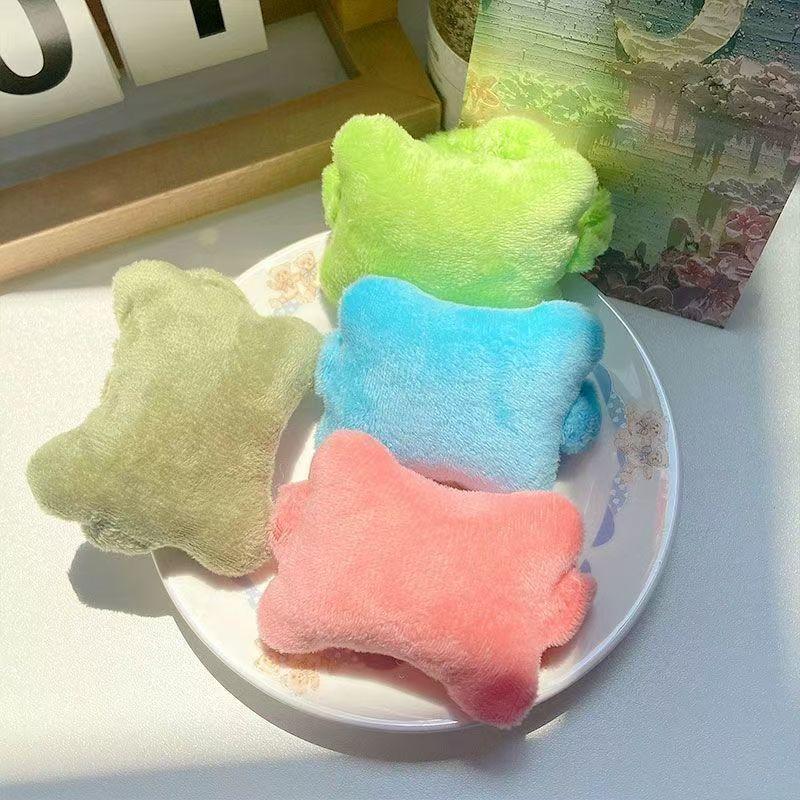 4Pcs Soft Wrist Rest Mouse Pad with Hand Pillow, Elastic Strap Keyboard Wrist Support for Office & Home Use