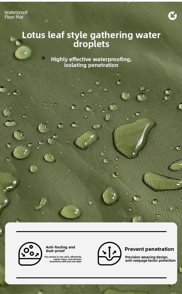 Outdoor large camping waterproof picnic mat tent moisture-proof mat portable floor mat Oxford cloth beach cloth frat coolers essentials Cube Conversion Kit Automatic Quick-Open Double-Layer