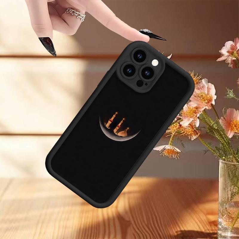 Protect Your Phone Soft Phone Case Simple with Ramadan Pattern UV Printing Matte Phone Cover 360 Degree Full Protection for Apple for iPhone 17 E Air Pro ProMax iPhone16 15 14 Plus 13 12 Mini 11 X XS XR for Smartphone Best Gift Birthday Girl Boy