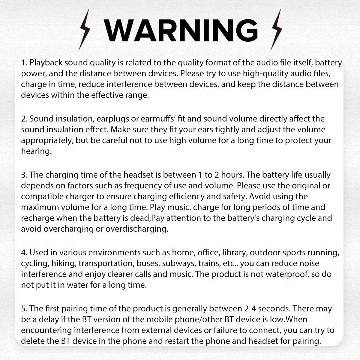 Wireless Over Ear Headphones, Noise Cancelling Headphone with  Microphone Suitable for Daily Use, Stereo Sound Headset for Gaming & Sports, Wireless Earphones