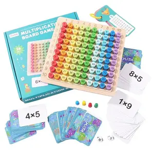 Wooden Toys Math Toys 99 Multiplication Table Math Arithmetic Teaching Aids Gifts for  Friends