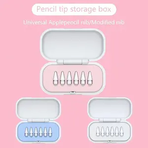 1 Replacement Pencil Tip Storage Box, Compatible with Apple's First and Second Generation Models, Capacitive Pencil Tip Cap Accessory Box (Does Not Include Original Pencil Tips, Sold Separately)