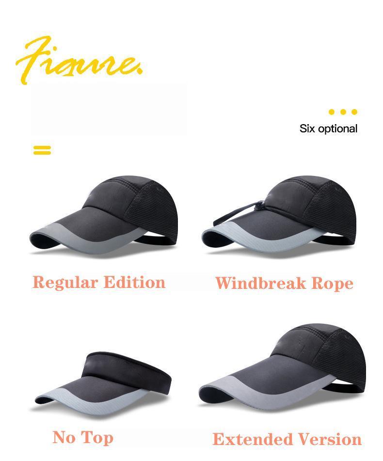 Spring and Summer Outdoor Work Mountaineering Fishing 14cm Long Brim Quick Drying Breathable Baseball Cap Visors