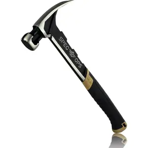 A Man's Tools Spec Ops Tools Framing Hammer for Carpentry & Demolition, Magnetic Nail Holder, Rip Claw, Milled Face 22 Oz