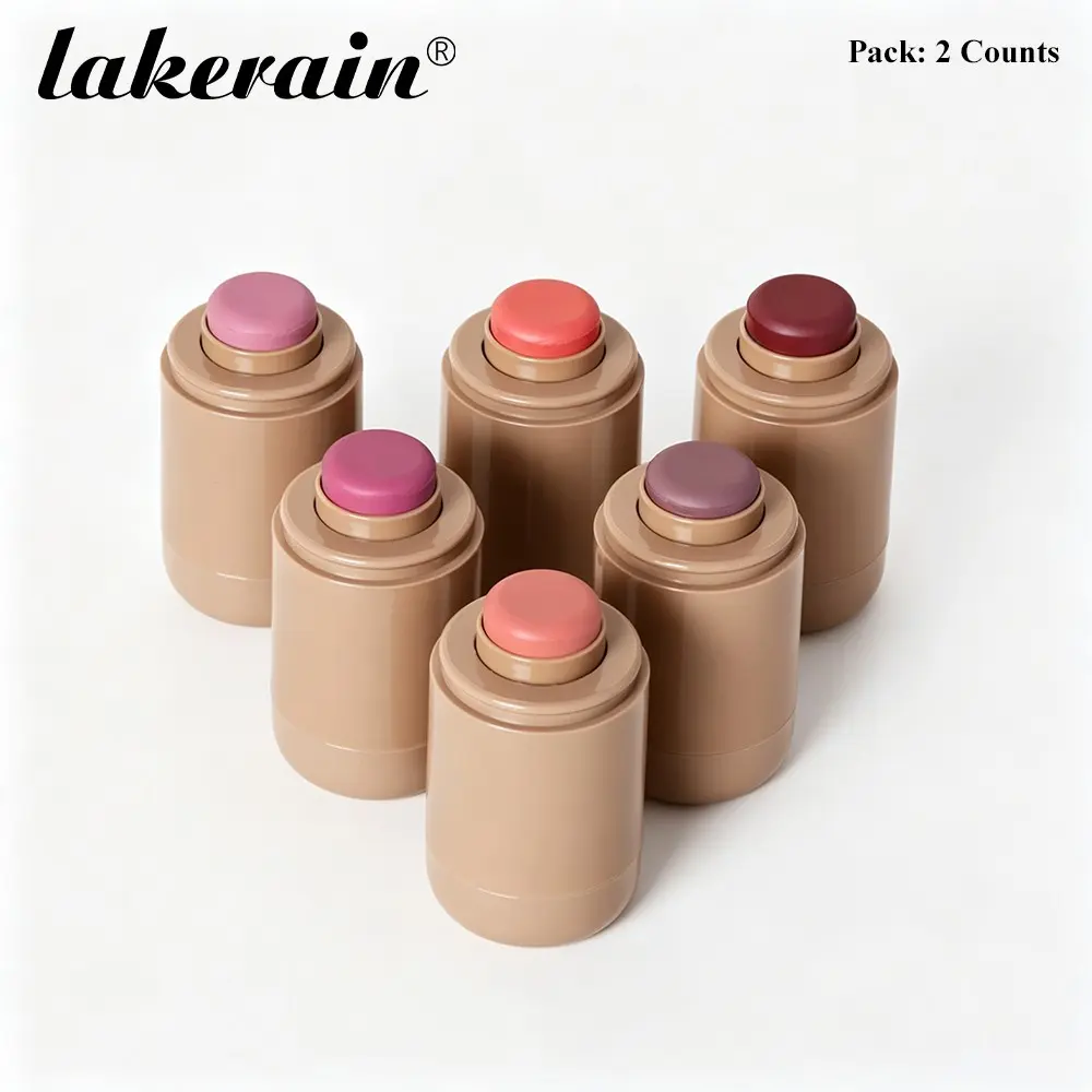 6 Colors Moisturizing Oil-Control Matte Blush for Oily Skin, 2 Counts, Cosmetics Products, Long-Lasting Wear, Waterproof & Sweatproof, Creamy Texture, Sheer & Smooth, Summer Vibe, Suitable for Daily Commute, Dates and Shopping, Waterproof Makeup Cosmetics