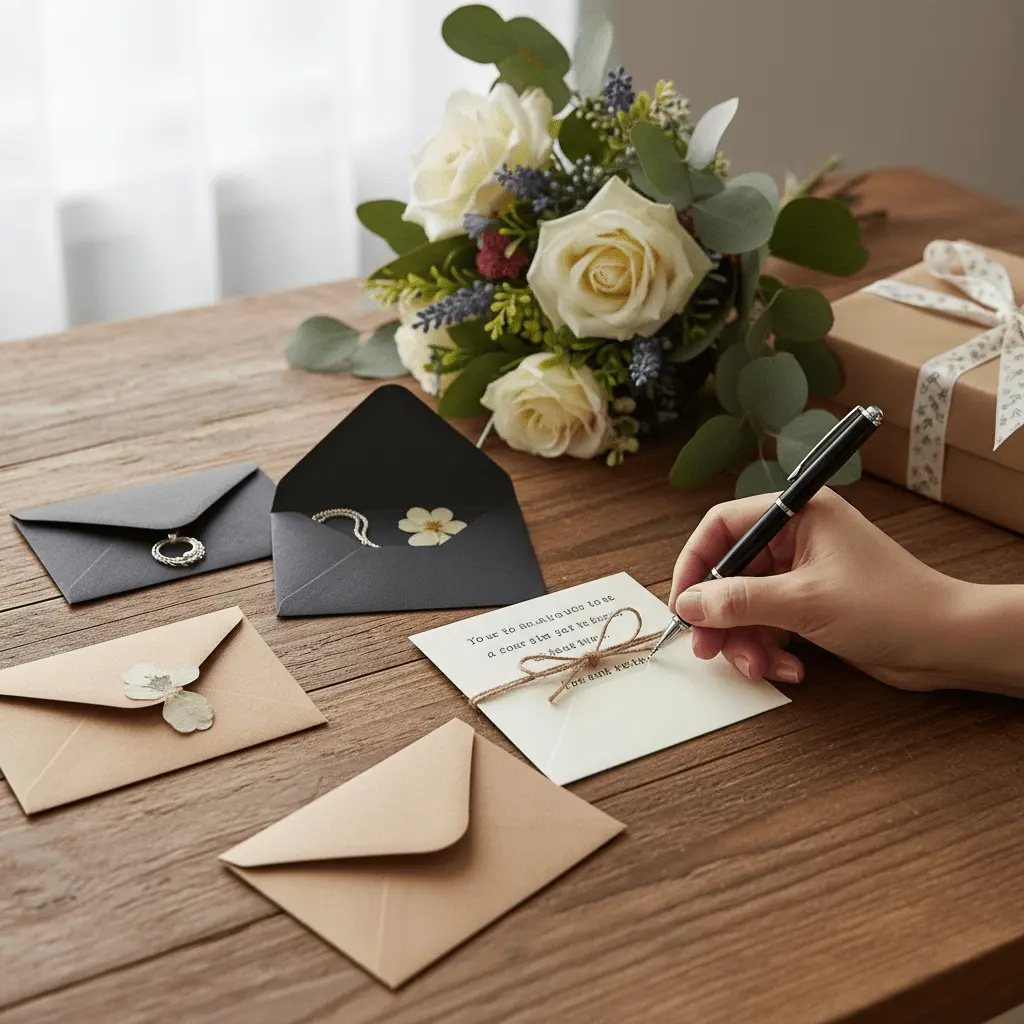 48 pack - High quality kraft paper business mail self sealing envelope - suitable for wedding invitations, Christmas cards, birthday cards, and postcards (3 colors: black/white/kraft paper) Mailing Envelopes