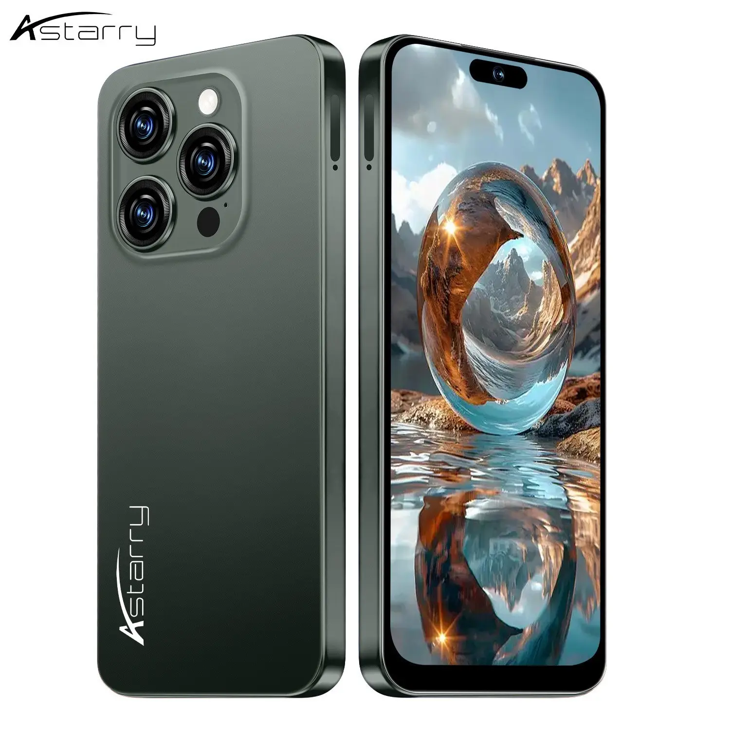 Astarry-16 Pro Max Smart Phone, Android Mobile Smartphone, 6.93-Inch Display, 4GB+64GB RAM, 5+13mp Camera, 4100mah Battery, Android 10.0, 4g Network, Dual Sim