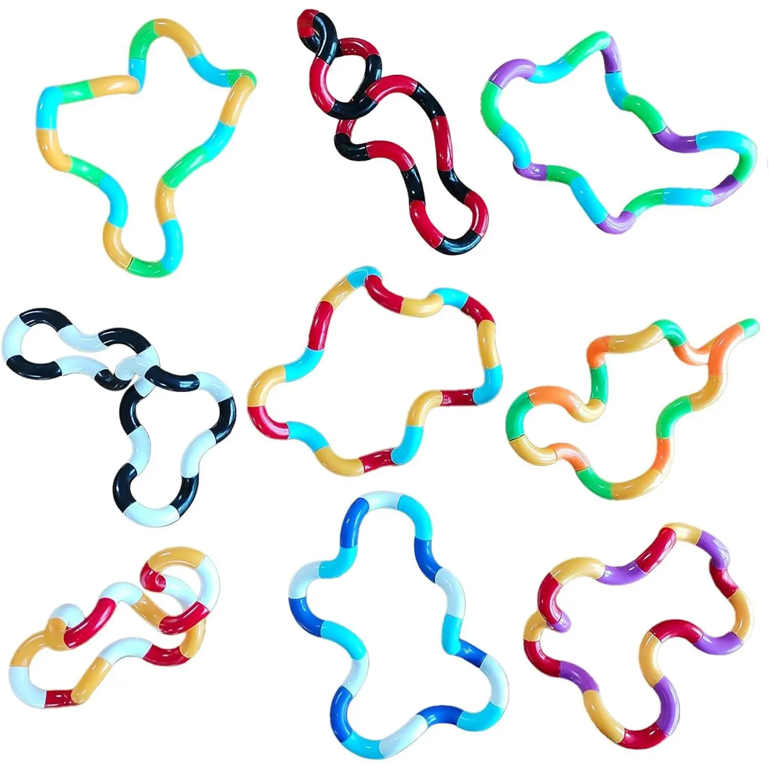 9-Piece Fidget Toy Gift Pack for Kids, Adults, Boys & Girls - Stress Relief Anxiety Relief Toys, Classroom Fidget Pack