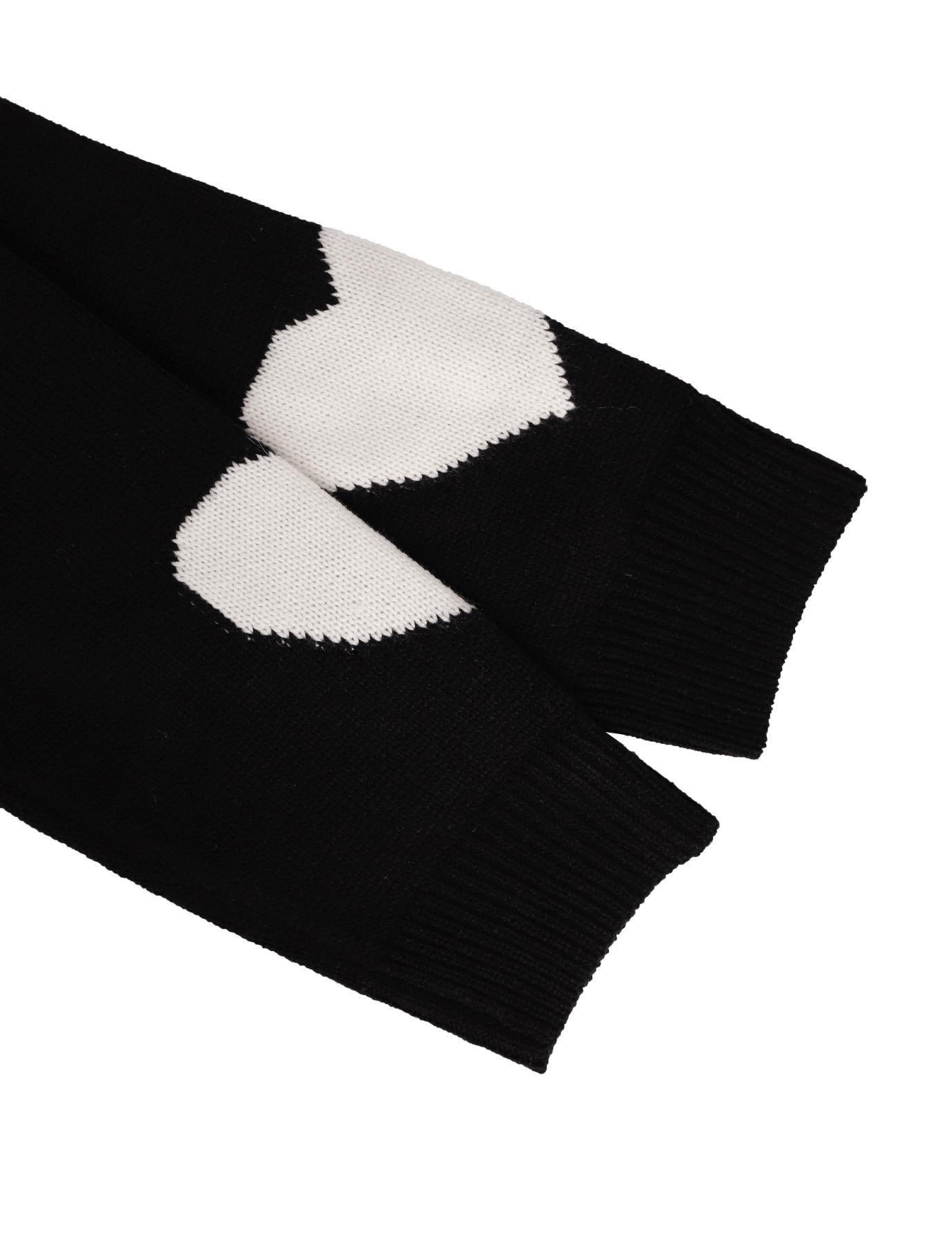 Women's Heart Print Drop Shoulder Sweater Dress, Casual Long Sleeve High Neck Jumper Dress for Fall & Winter, Fashion Women's Clothing for Daily Wear Womenswear Turtleneck