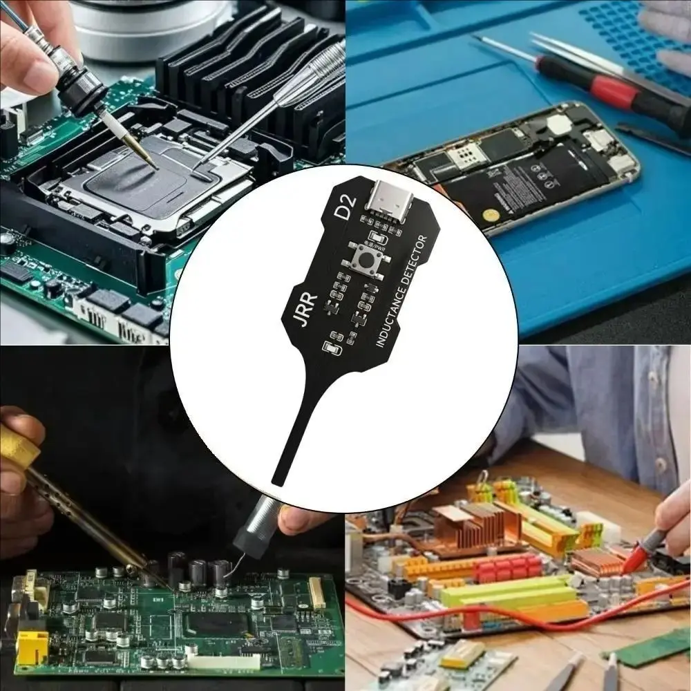 High Accuracy Inductance Tester Inductors Detectors For Phone Technicians Phone Motherboards Coils Testers Easy Operation