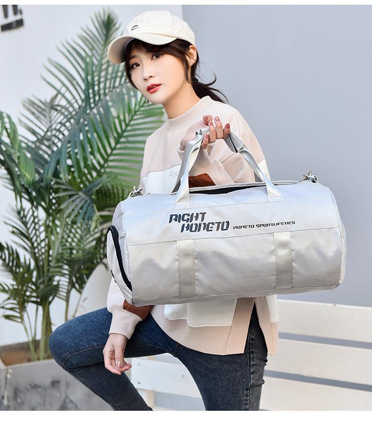 Fitness Bag Men's Wet and Dry Separation Training Sports Backpack Hand Luggage Short-Distance Travel Bag Women's Large Capacity Swimming Bag