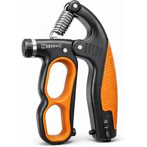 Grip Strength Trainer, 22-330Lbs Adjustable Resistance Forearm Strengthener, Hand Grip Strengthener with Counter, Heavy-Duty Grip Trainer for Wrist & Finger Exercise