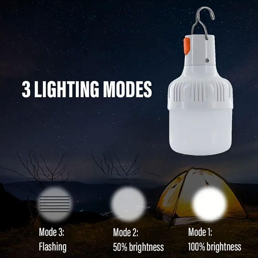 Led Charging Lamp Bulb, Outdoor Camping Light, Mobile Super Bright Emergency Light, Portable Led Light Bulb for Outdoor Camping, Lighting, Led Bulbs