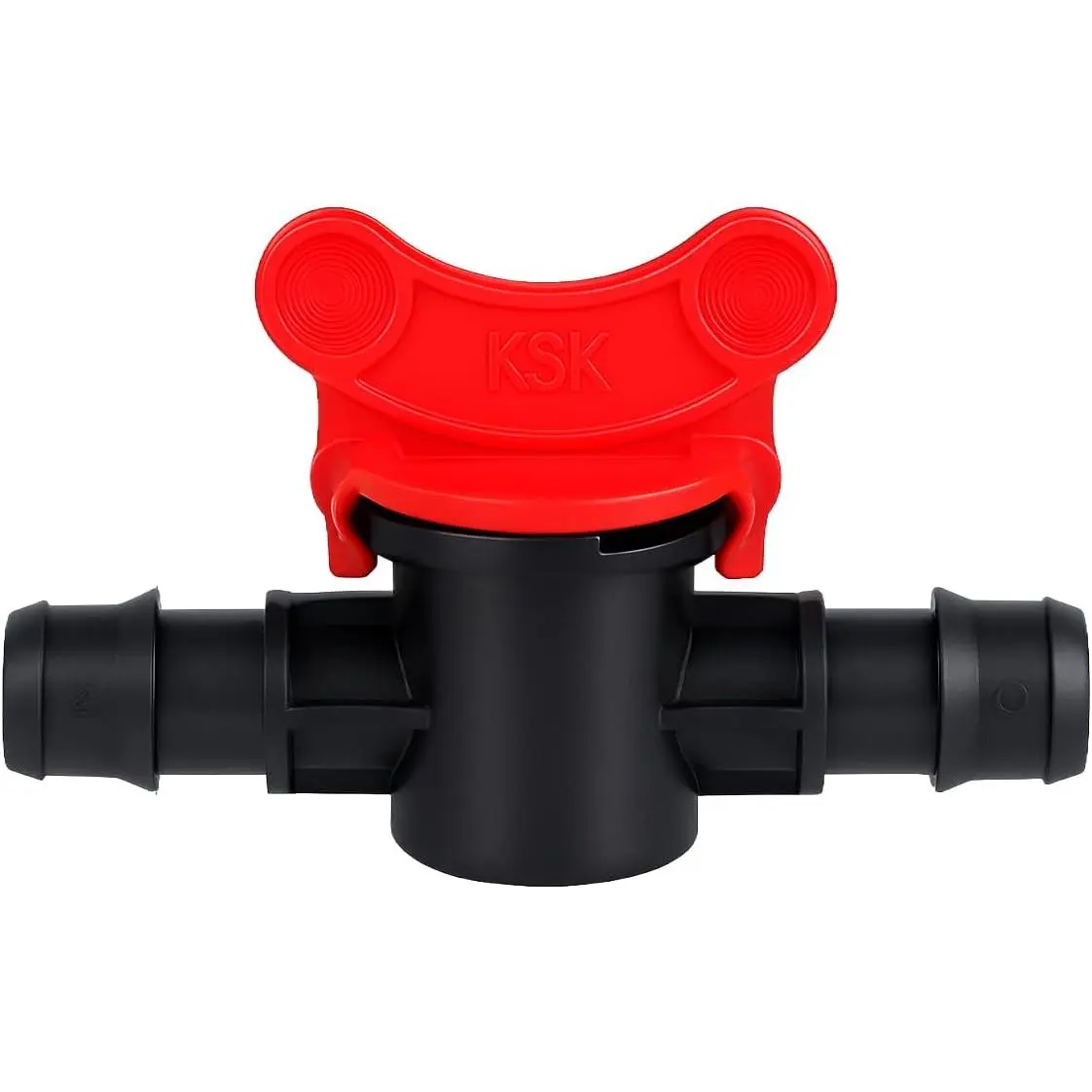 1/2" Drip Irrigation Shut-Off Valves – Barbed Connectors for Tubing & Water Lines (Multi-Pack Options) (5)