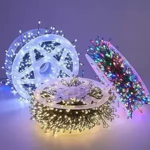 USB-Powered Fairy Light String with Remote Control, Firework LED Strip Lights, 8 Lighting Modes, 50/100LED Copper Wire Firefly Lights for Wedding Indoor & Outdoor Christmas Tree, Wreath, Bedroom, Living Room, Christmas Hanging Decoration