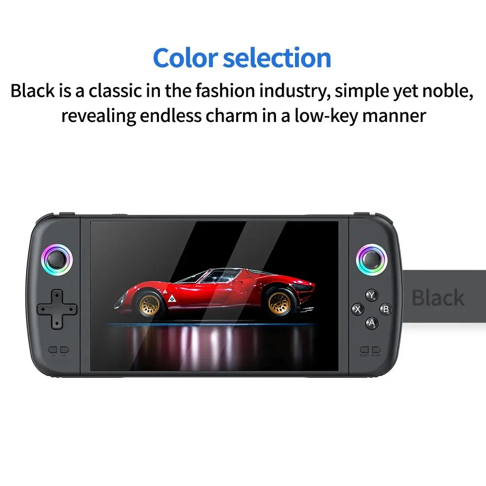 New M27 Open Source Linux Game Console, IPS HD Screen, Includes Screen Protector, Type-C Cable, Ready to Play, Supports Multiple Emulators