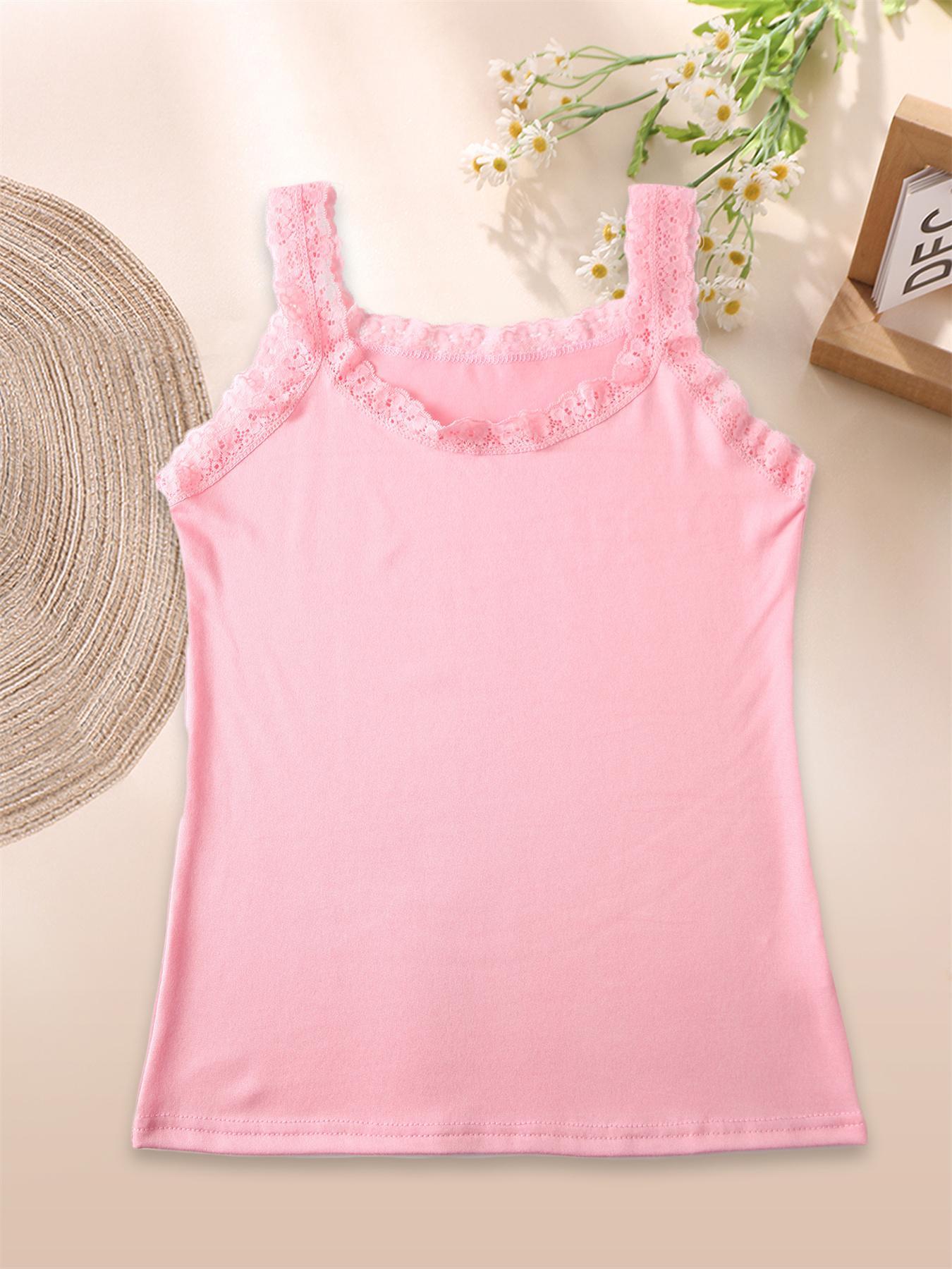 Women's Sexy Plain Tank Top, High Elasticity Lace Shoulder Strap, Comfortable Daily Wear, Slim Fit, All Seasons