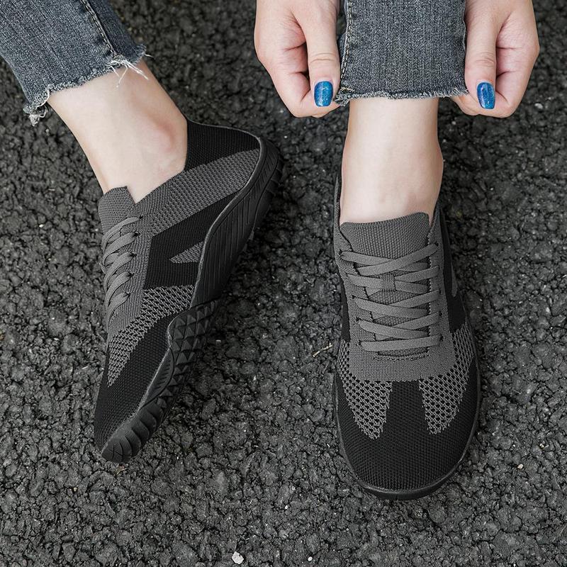 Barefoot Shoes Women Non-Slip Sole Minimalist House Sneakers Zero Drop Walking Tennis Lightweight Breathable Daily Wear Arch Support Shoes