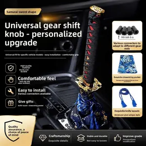 Samurai Style Manual Car shift knob | Universal Kambyo knob suitable for manual transmission cars, Automotive Car Accessories, Gearshifter, Shifter Knobs, Samurai Design, Universal Fitment