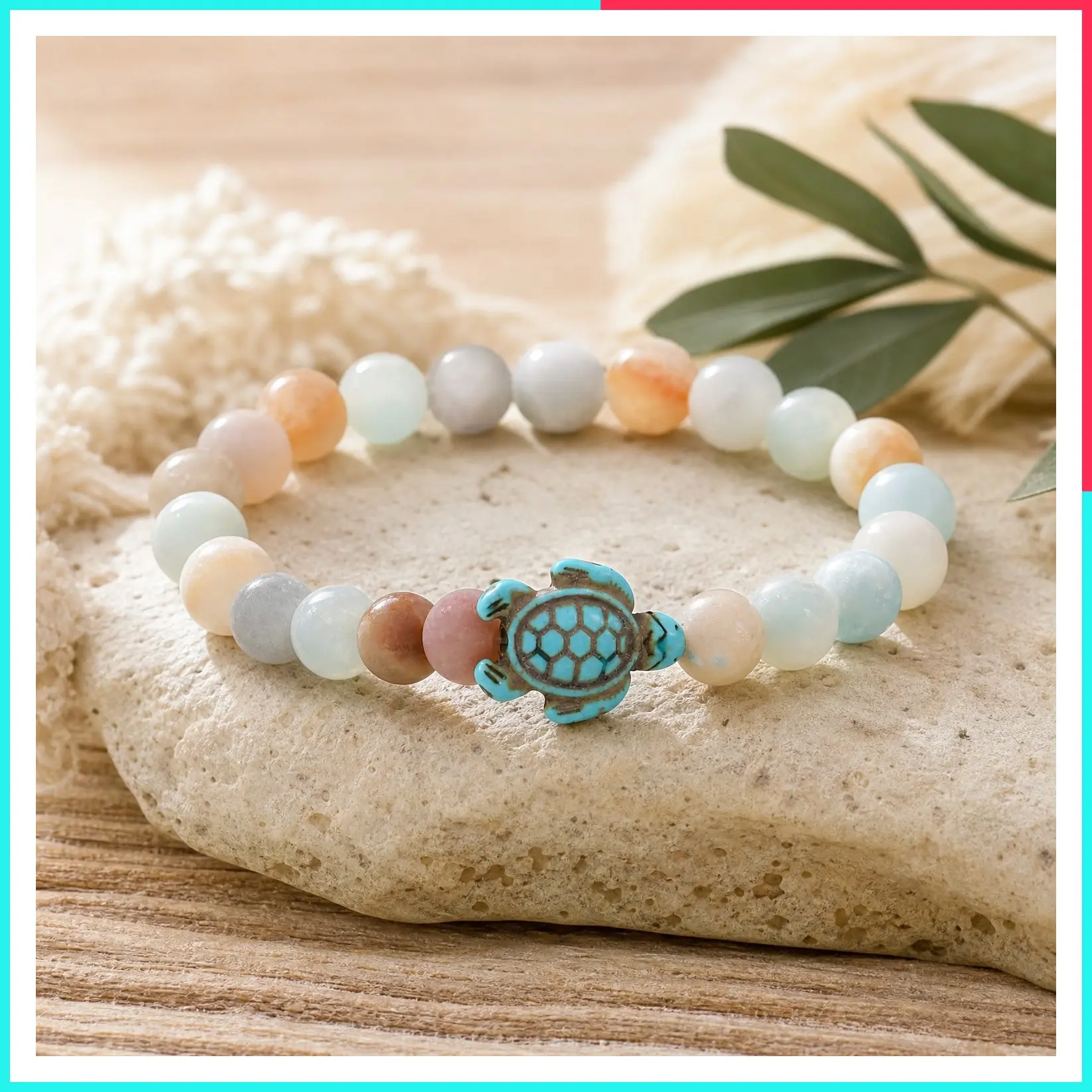 Sea Turtle Tracking Bracelet – Track a Real Sea Turtle's Journey – Supports Wildlife Conservation – Elastic – Interactive Mobile App Map – Unisex Ocean Conservation Gift
