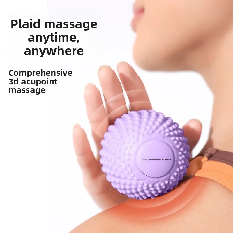 3D Bumpy Fascia Massage Ball, Foot Neck Back Muscle Release Ball for Yoga & Arch Acupoint Massage, Compact, Deep Relief